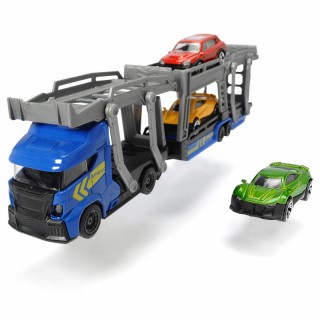 Žaislinis sunkvežimis - vilkikas 30 cm su 3 mašinėlėmis | Dickie 3745008_NIE
